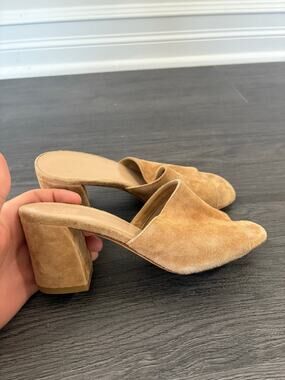 Maryam Nassir Zadeh Brown Suede Mules Size 37